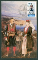 Yugoslavia 1986 MC Costume From Montenegro Letter Cover Card Michel 2164 - Covers & Documents