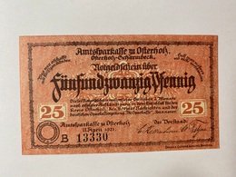 Allemagne Notgeld Osterholz 25 Pfennig - Collections