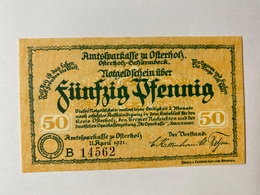 Allemagne Notgeld Osterholz 50 Pfennig - Collections