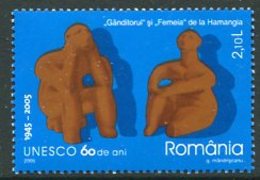 ROMANIA 2005 UNESCO 60th Anniversary MNH / **.  Michel 6005 - Nuevos