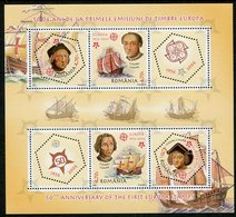 ROMANIA 2005 50 Years Of Europa Stamps Block MNH / **.  Michel Block 360 - Blocks & Sheetlets