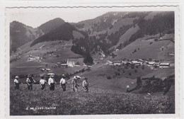 Cerniat, Agriculteurs Dans Les Champs. Carte-photo - Cerniat 