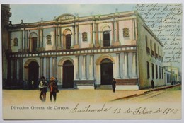 C. P. A. Color : GUATEMALA : Direccion General De Correos, En 1908 - Guatemala