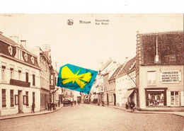 NINOVE - Beverstraat - Rue Bever - Avec Sur La Droite "H.Van Maldergem, Merceries-Bonneteries-Parfumeries-Corsets" - Ninove