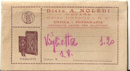 6469 "LIBRETTO PORTANEGATIVI DECKRULLO-APP. FOTOGRAF. DI PRECISIONE-CONTESSA NETTEL-DITTA A. NOLEDI-NOVARA" ORIGINALE - Matériel & Accessoires