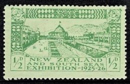 New Zealand 1925 Dunedin Exhibition 1/2d MH - Unused Stamps