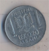 Albanien KM-Nr. : 29 1939 R Vorzüglich Stahl 1939 0,20 Lek Italienische Besetzung (9157922 - Albania