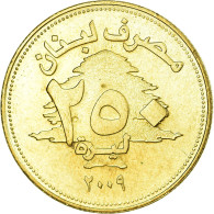 Monnaie, Lebanon, 250 Livres, 2009, SUP, Aluminum-Bronze, KM:36 - Libanon