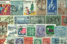 Canada 50 Different Stamps - Collections