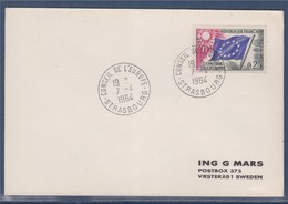 = Conseil De L'Europe Strasbourg 7.4.64 Enveloppe Service N° 28 - European Community