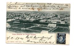Arg045 / ARGENTINIEN - Puerto Santiago 1905 Auf Ansichtskarte Von Punta Arena Mit  Chilenischer Marke - Cartas