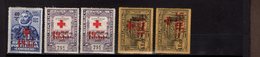 Portugal Portofreiheitsmarken Rotes Kreuz 41 - 46 MLH */**  A 24 - Unused Stamps