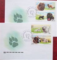 Russia  2015  Dogs  2 FDC - FDC