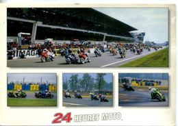 N°2123 T -cpsm 24 Heures Moto - Motorcycle Sport