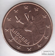 Andorra AND 3 2019 Stgl./unzirkuliert Stgl./unzirkuliert 2019 5 Cent Kursmünze - Andorra