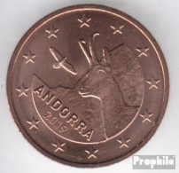 Andorra AND 2 2019 Stgl./unzirkuliert Stgl./unzirkuliert 2019 2 Cent Kursmünze - Andorra