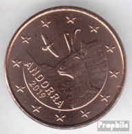 Andorra AND 1 2019 Stgl./unzirkuliert Stgl./unzirkuliert 2019 1 Cent Kursmünze - Andorra