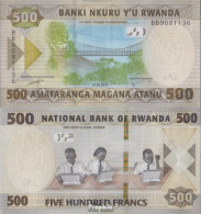 Ruanda Pick-Nr: NEW Bankfrisch 2019 500 Francs - Ruanda