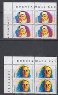 Europa Cept 1996 Turkey 2v Bl Of 4 (corners) ** Mnh (46023B) - 1996