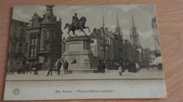 CPA - ANVERS . 99 . PLACE ET STATUE LEOPOLD I - Other & Unclassified