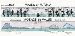 Wallis Et Futuna - 1992 - Vues Des Îles - Blokken & Velletjes