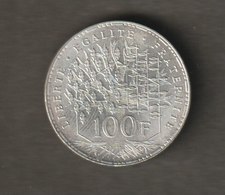 1 Pièces De 100 Francs Argent 1983  France,  TTB - Ref, 9 - 100 Francs