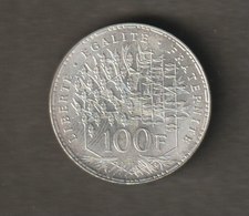1 Pièces De 100 Francs Argent 1983  France,  TTB - Ref, 10 - 100 Francs