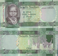 Süd-Sudan Pick-Nr: 5 Bankfrisch 2011 1 Pound - Sudan