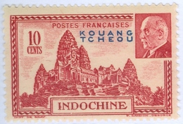 KOUANG TCHEOU, COLONIA FRANCESE, UFFICIO POSTALE, PAESAGGI, 1941, 10 C., NUOVO (MNH**) Mi:FR-IC B173, Scott: 138 - Unused Stamps