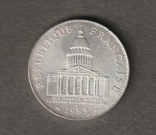 1 Pièces De 100 Francs Argent 1983  France,  TTB - Ref, 22 - 100 Francs