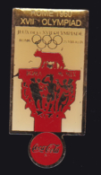 61156 - Pin's..Coca-Cola.Jeux Olympiques.rome... - Coca-Cola