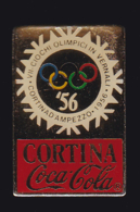 61160 - Pin's..Coca-Cola.Jeux Olympiques.Cortina... - Coca-Cola