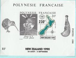 Polynésie-Nouvelle Zélande 1990 - Blocs-feuillets