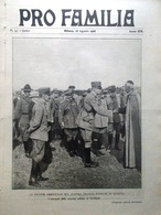 Pro Familia Del 18 Agosto 1918 WW1 Foch Padre Manni Eroico Belgio Vagabondaggio - Guerre 1914-18