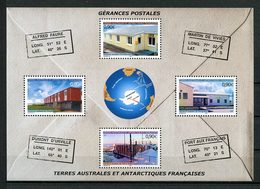 TAAF Bloc  N° 11** ( 395/398 ) Neuf MNH Superbe C 14,40 € Postes Postale Crozet Terre Adélie Amsterdam Bâtiments - Blokken & Velletjes