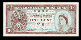 # # # Banknote Hongkong 1 Cent UNC # # # - Hongkong