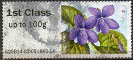 GREAT BRITAIN 2014 Post & Go: Spring Blooms. Dog Violet - Post & Go Stamps