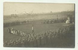 2o REGGIMENTO ARTIGLIERIA DA CAMPAGNA 1918 - LA MESSA AL CAMPO DELLE GARE, FOTOGRAFICA - NV  FP - Weltkrieg 1914-18