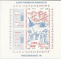 SPM-1989-PhilexFrance'89 - Blocks & Sheetlets
