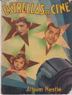 Estrellas De Cine-1936-albun Nestle-Primeras Peliculas Traducidas A Español. - Sammelbilderalben & Katalogue