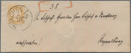 Bayern - Marken Und Briefe: 1875, Wappen 10 Kr. Dunkelchromgelb Mit Wasserzeichen 2 (weite Wellen) A - Other & Unclassified