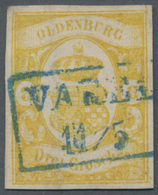 Oldenburg - Marken Und Briefe: 1861, 3 Gr. Zitronengelb, Farbfrisch, Allseits Voll- Bis Breitrandig, - Oldenbourg