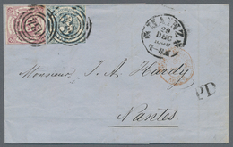 Thurn & Taxis - Marken Und Briefe: 1860, 18 Kreuzer-Frankatur, Bestehend Aus 15 Kr. Lila Und 3 Kr. B - Otros & Sin Clasificación