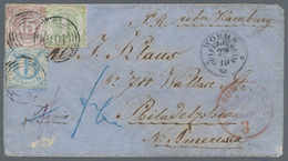 Thurn & Taxis - Marken Und Briefe: 1859 - 1865 (Markenausgaben), 22-Kreuzer-Frankatur Nach Nordameri - Otros & Sin Clasificación