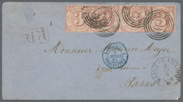 Thurn & Taxis - Marken Und Briefe: 1865, 12-Kreuzer Frankatur (Gesamttaxe Bis 10 Gramm Gewicht V. 18 - Autres & Non Classés