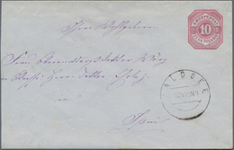 Württemberg - Ganzsachen: 1875, 1. Juli, 10 Pfg. GA-Umschlag Mit Ersttagsstempel Der Pfennigwährung, - Other & Unclassified