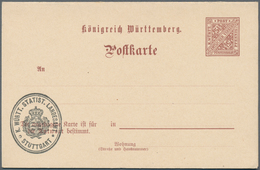 Württemberg - Ganzsachen: 1916. Doppelkarte 5½+5½ Pf Rotbraun. Ungebraucht. Luxus! - Other & Unclassified