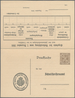 Württemberg - Ganzsachen: 1916. Dienst-Doppelkarte 3 Pf Braun + 7½ Pf Orange "Volkszählung". Ungebra - Andere & Zonder Classificatie