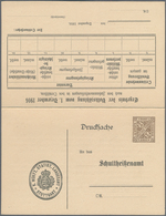 Württemberg - Ganzsachen: 1916. Dienst-Doppelkarte 3 Pf Braun + 7½ Pf Orange "Volkszählung". Ungebra - Other & Unclassified
