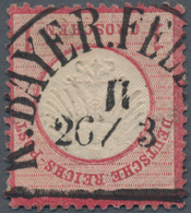 Deutsches Reich - Brustschild: 1872 Kleiner Schild 1 Groschen Rosa Mit Bayerischem HK "K.BAYER. FELD - Ungebraucht
